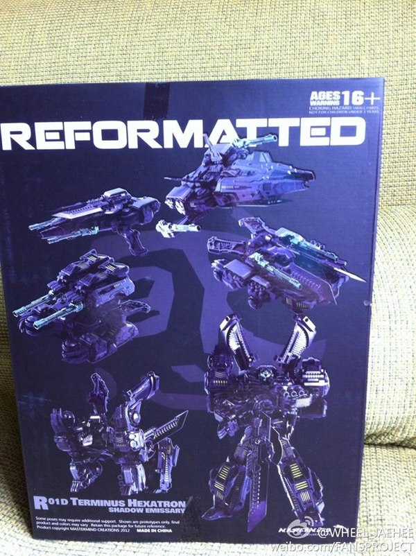 Unboxing Terminus Hexatron Shodow Emassary Limited Edition Figure From Mastermind Creations  (3 of 17)